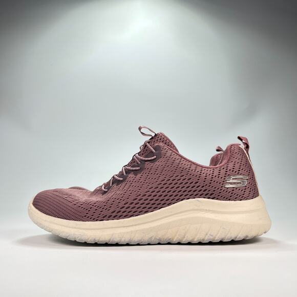 Skechers Ultra Flex 2.0 Mauve Slip On Style Walking Shoes 12550 Women's Size 9 - Picture 4 of 10